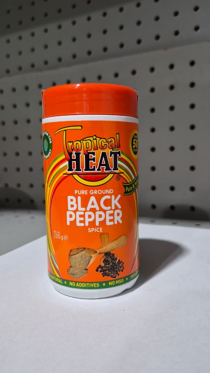 Tropical Heat Black Pepper Spice 100g